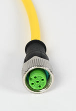 M12 axial male to M12 axial female